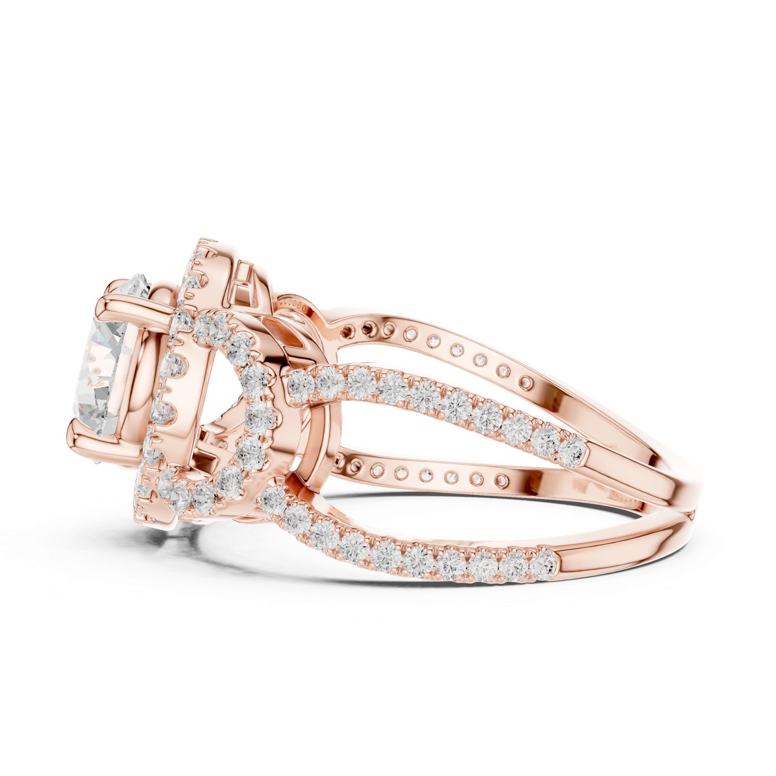 Gold Ring SBWR(71), Rose Gold, view 3