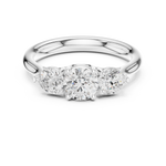 Gold Ring DDLR-667, White Gold, view 4