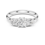Gold Ring DDLR-667, White Gold, view 4