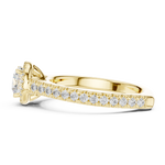 Gold Ring LR-0225, Yellow Gold, view 3