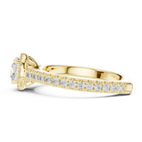 Gold Ring LR-0225, Yellow Gold, view 3