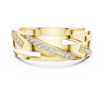 Gold Ring LR-01 (12), Yellow Gold, view 4