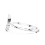 Gold Ring DDLR-469, White Gold, view 3