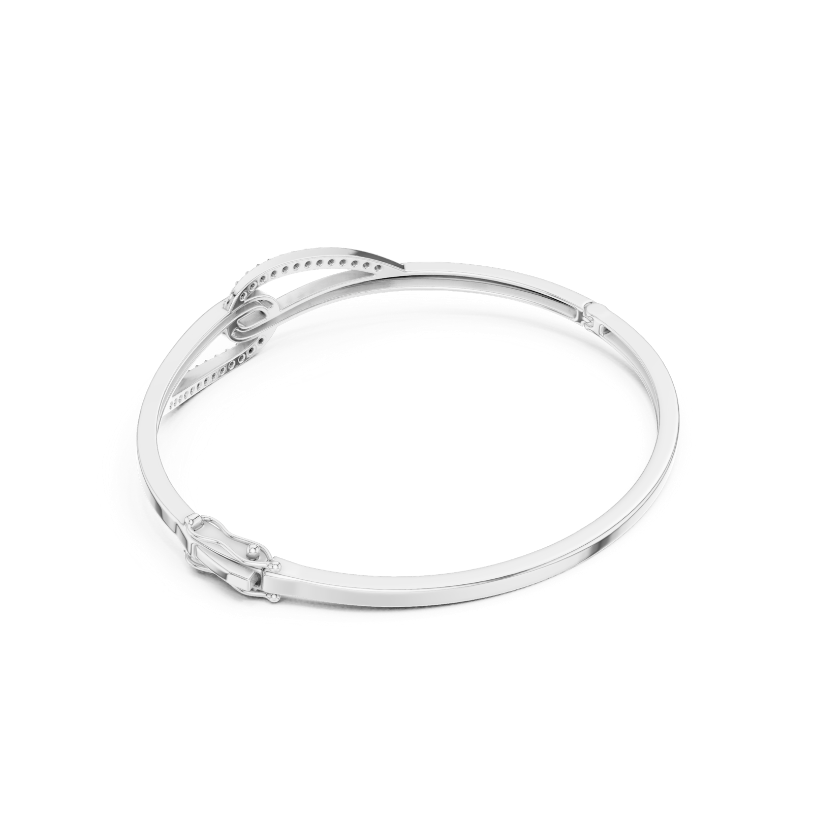Gold Bracelet SBWB (18), White Gold, view 2