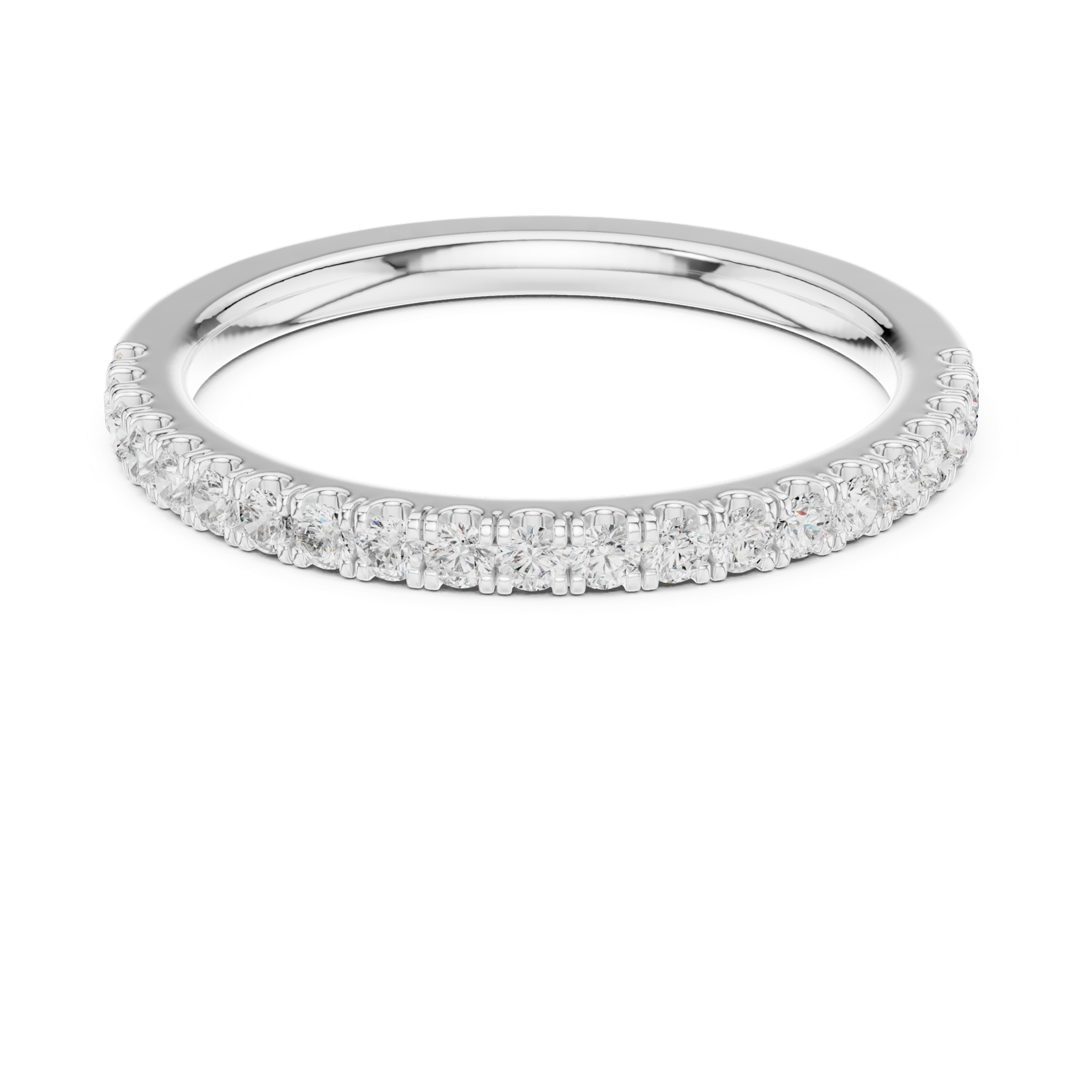 Gold Ring DDLR-596, White Gold, view 4
