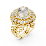 Gold Ring DDLR-748, Yellow Gold, view 2