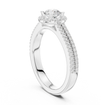 Gold Ring LR-0234, White Gold, view 1