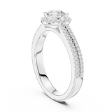 Gold Ring LR-0234, White Gold, view 1