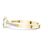 Gold Ring ALR-166, Yellow Gold, view 3