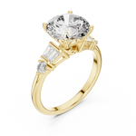 Gold Ring DDLR-157, Yellow Gold, view 2