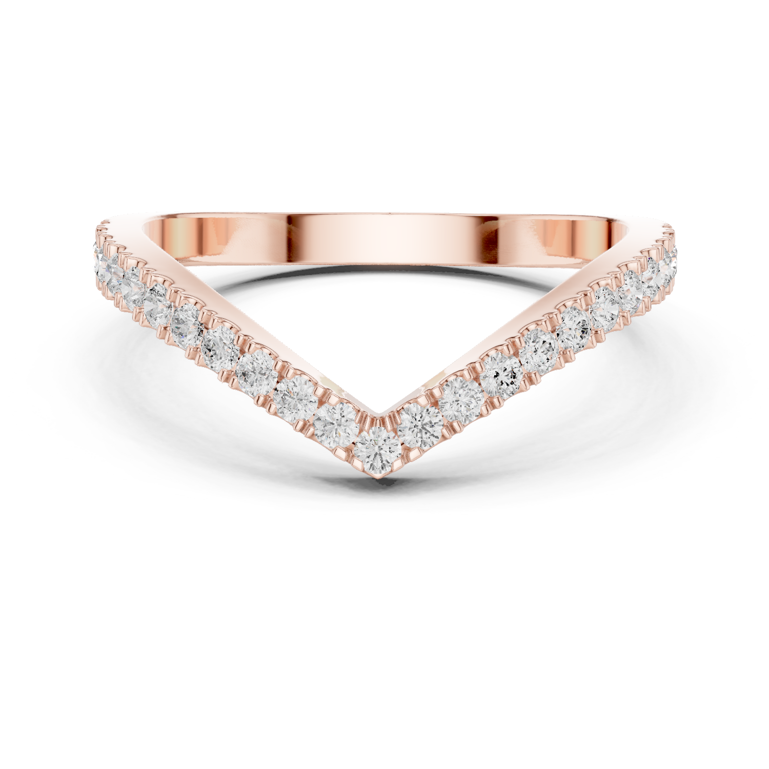 Gold Ring DDLR-1117, Rose Gold