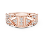 Gold Ring LR-01 (24), Rose Gold, view 4