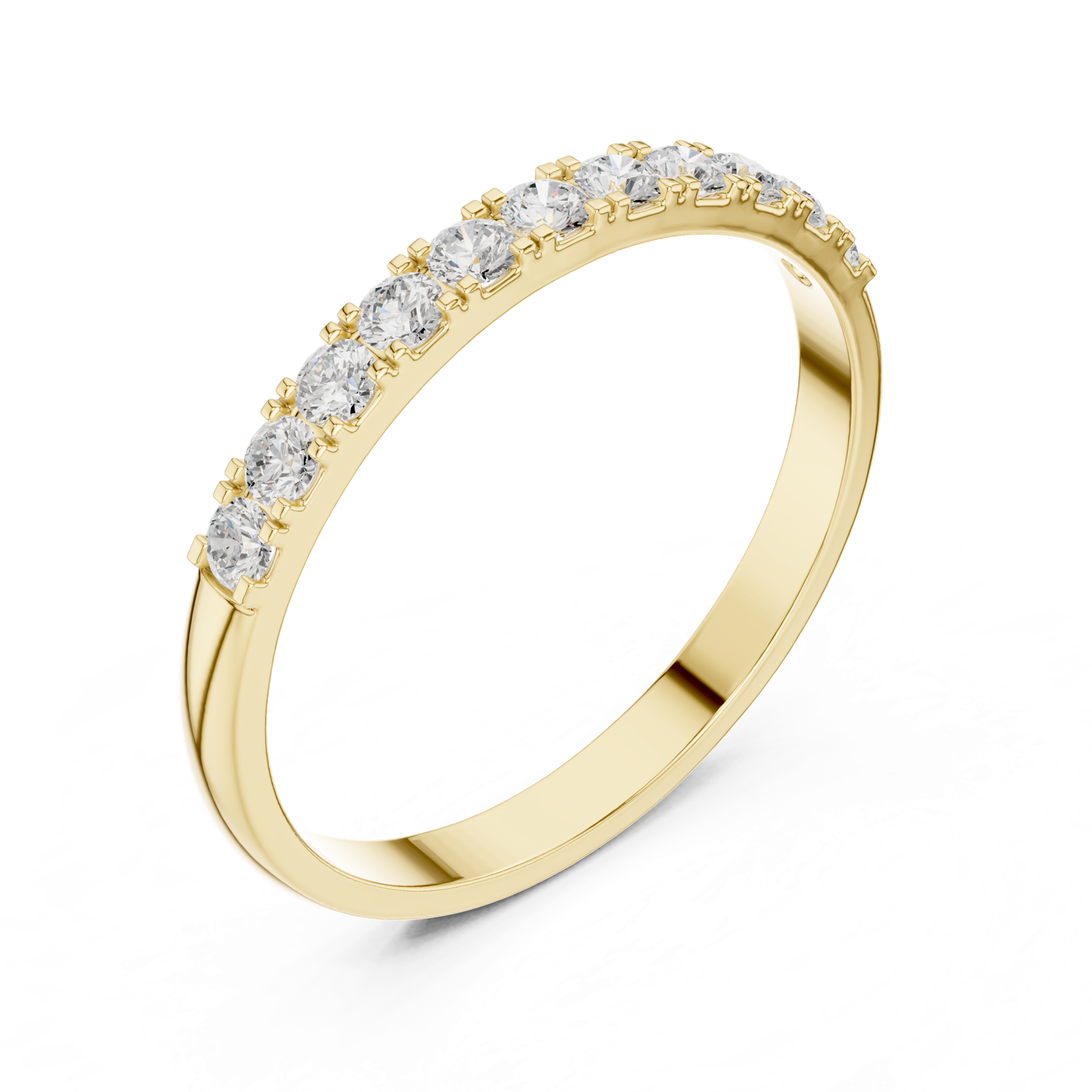 Gold Ring HLR-86, Yellow Gold, view 2