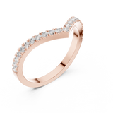 Gold Ring DDLR-1117, Rose Gold, view 2