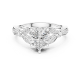 Gold Ring DDLR-934, White Gold, view 4