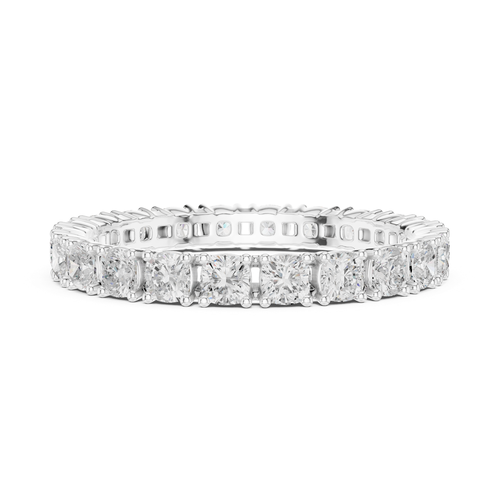 Gold Ring DDLR-623, White Gold, view 3