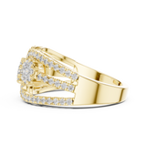 Gold Ring 19-120004L, Yellow Gold, view 3