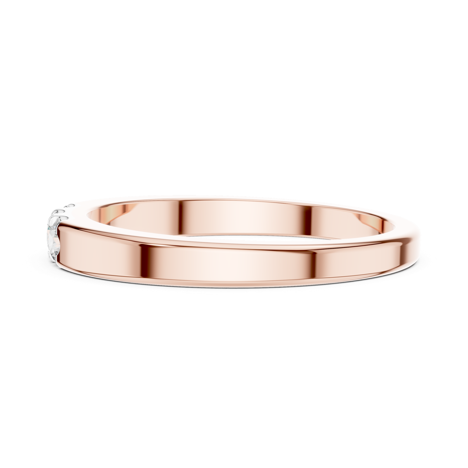Gold Ring 12-10013@L, Rose Gold, view 3