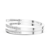 Gold Ring DR-6311, White Gold, view 3
