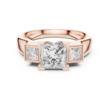 Gold Ring DDLR-178, Rose Gold, view 4