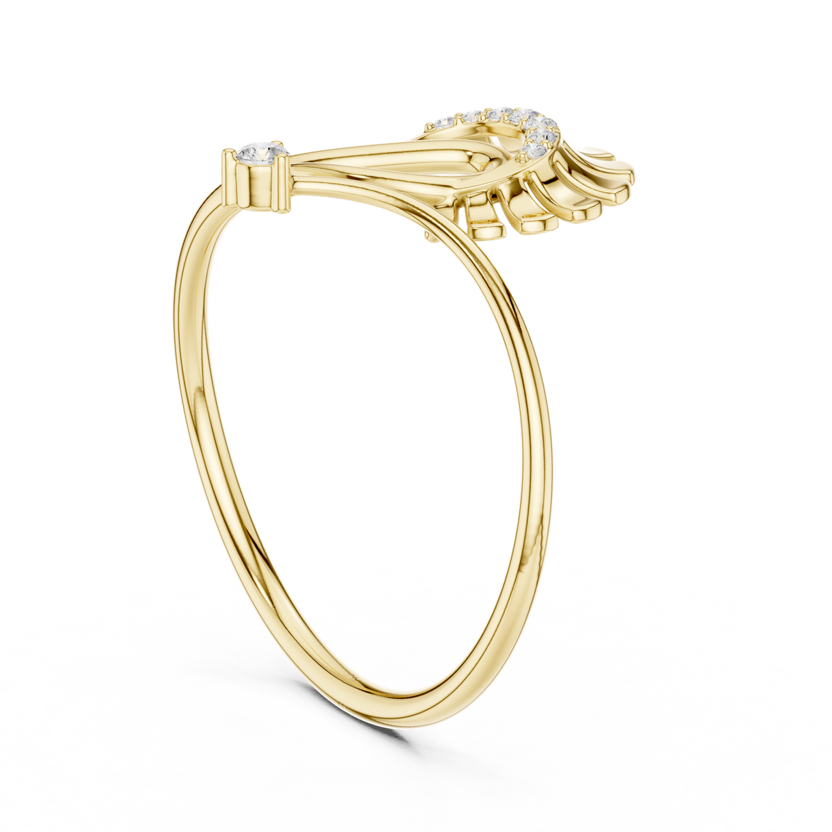 Gold Ring 1 (116), Yellow Gold, view 1