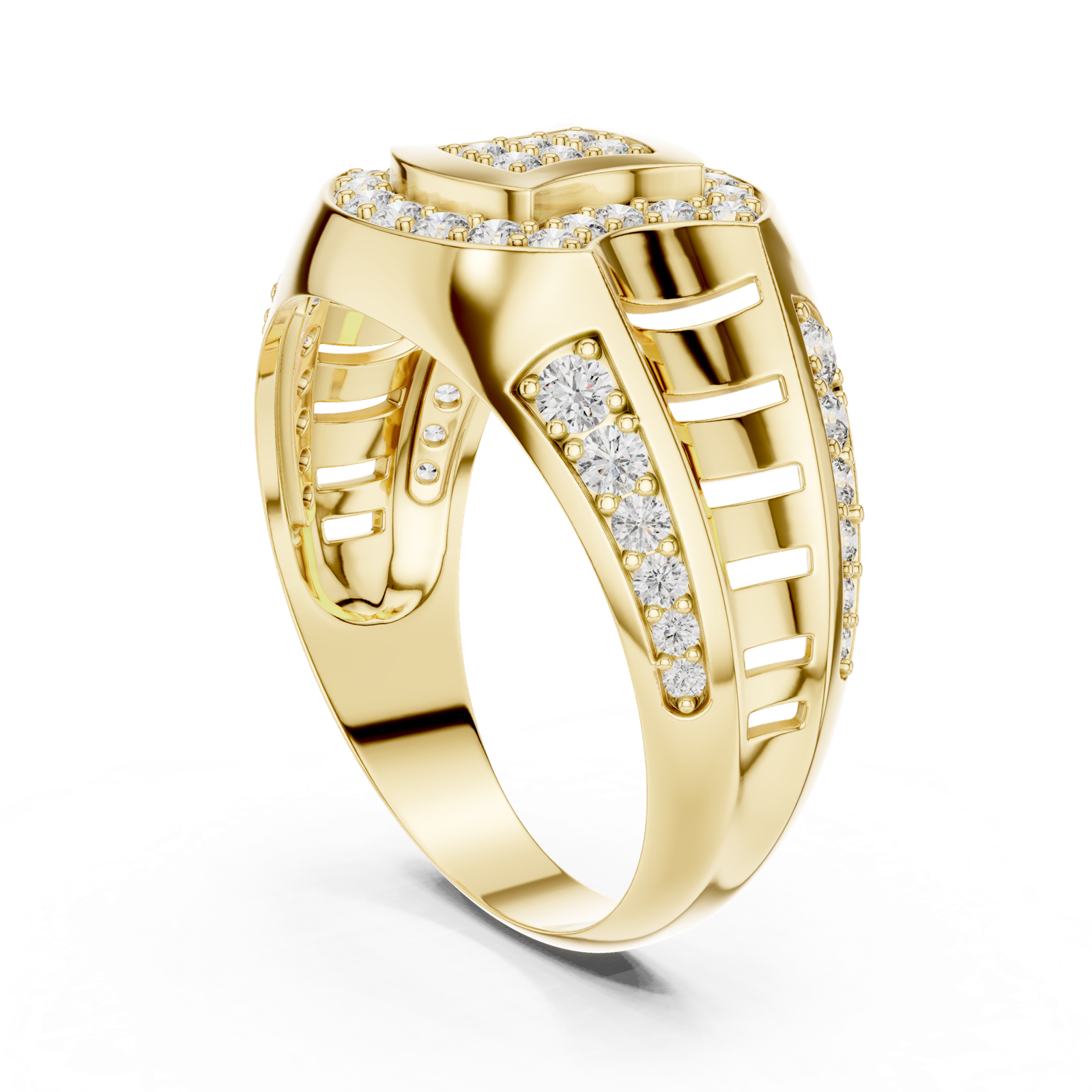 Gold Ring LR-01 (36), Yellow Gold