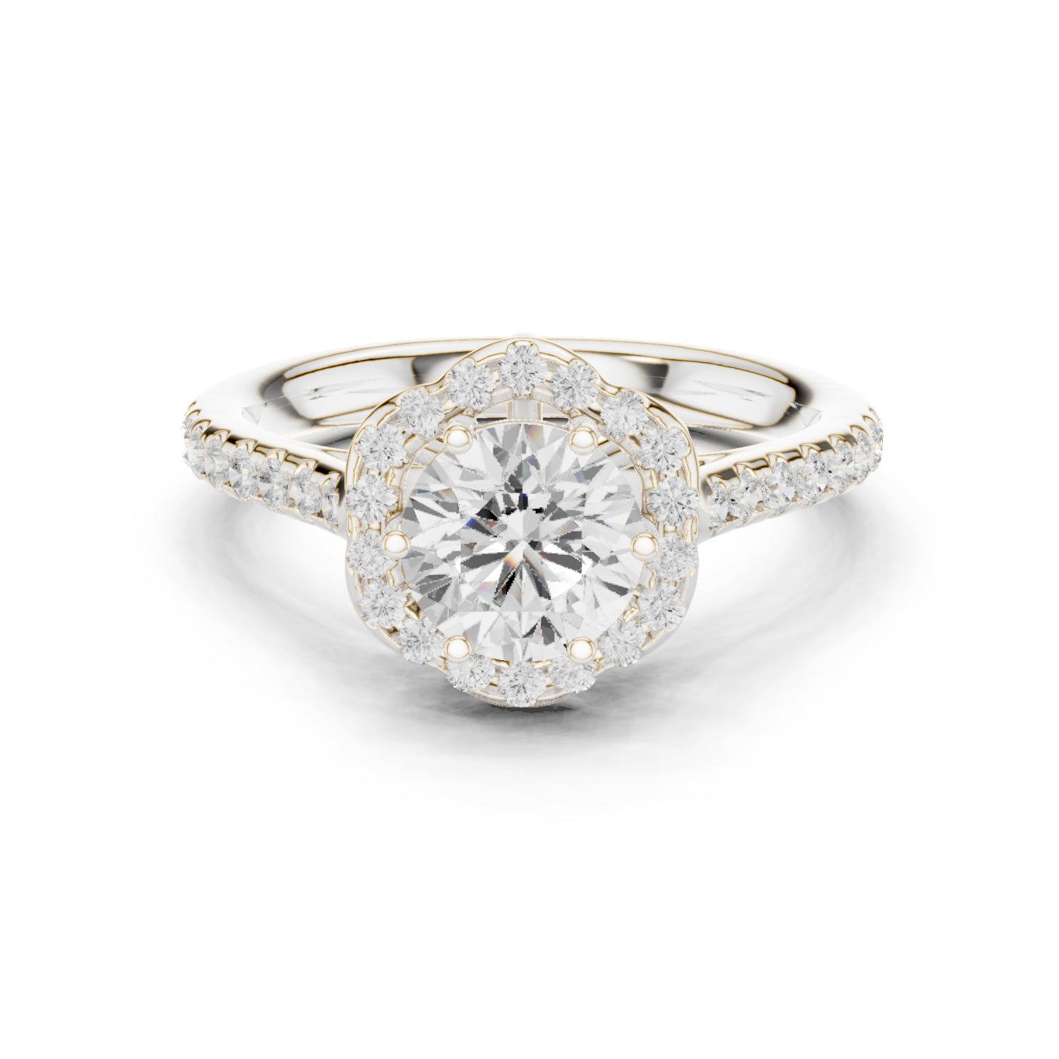 Gold Ring DDLR-677, White Gold
