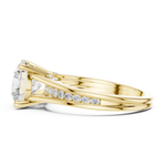 Gold Ring DDLR-999, Yellow Gold, view 3