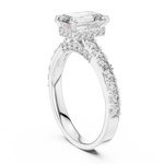 Gold Ring LR-0172, White Gold, view 1