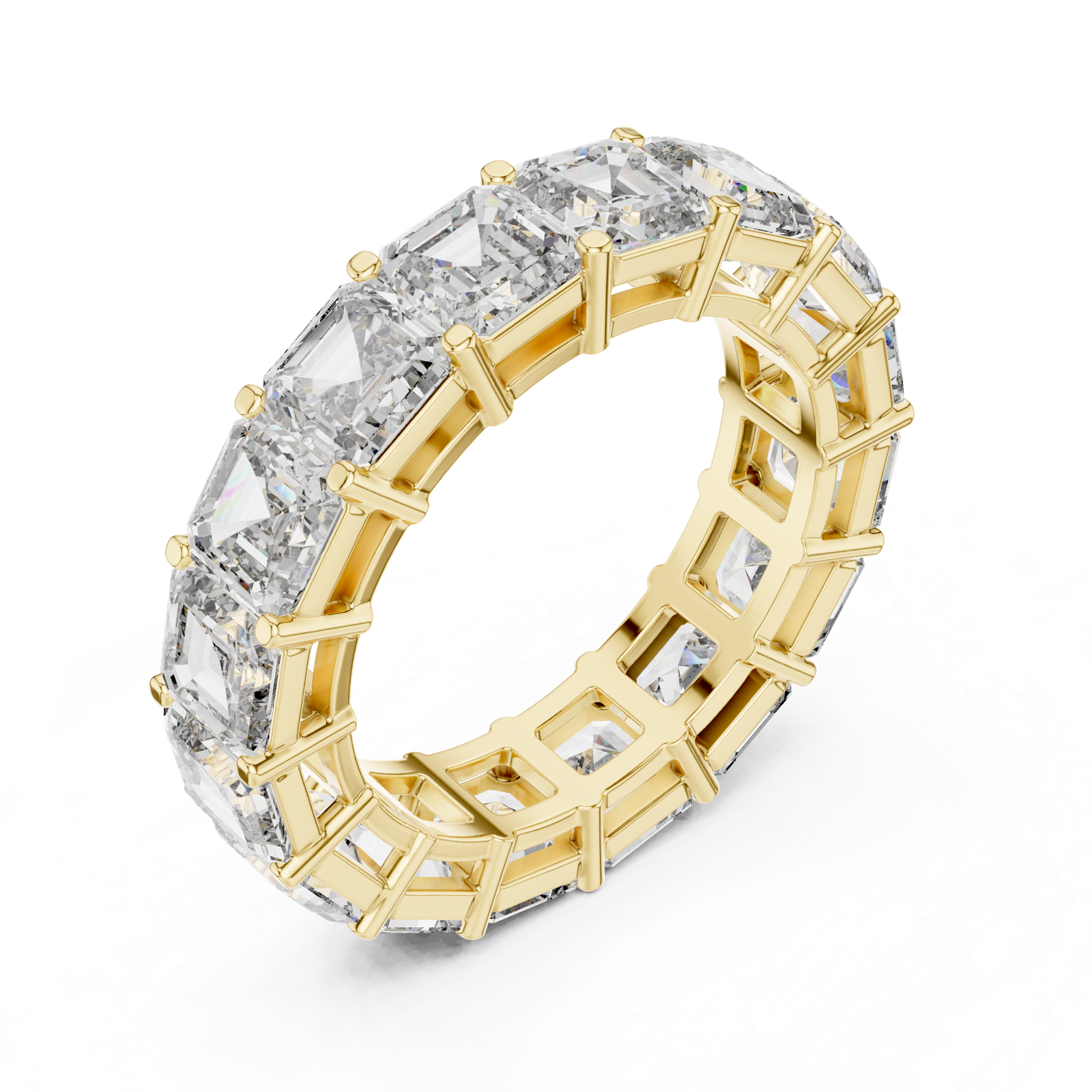 Gold Ring DDLR-209, Yellow Gold, view 2