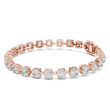 Gold Bracelet FBR0263-3, Rose Gold, view 1