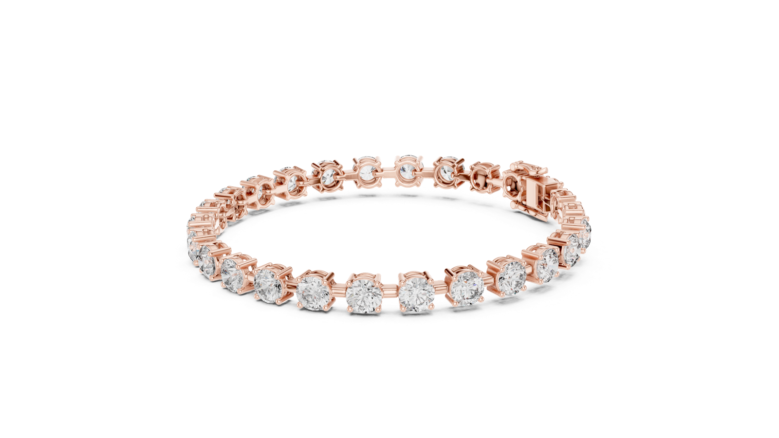 Gold Bracelet FBR0263-3, Rose Gold, view 1