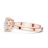 Gold Ring DDLR-490, Rose Gold, view 3