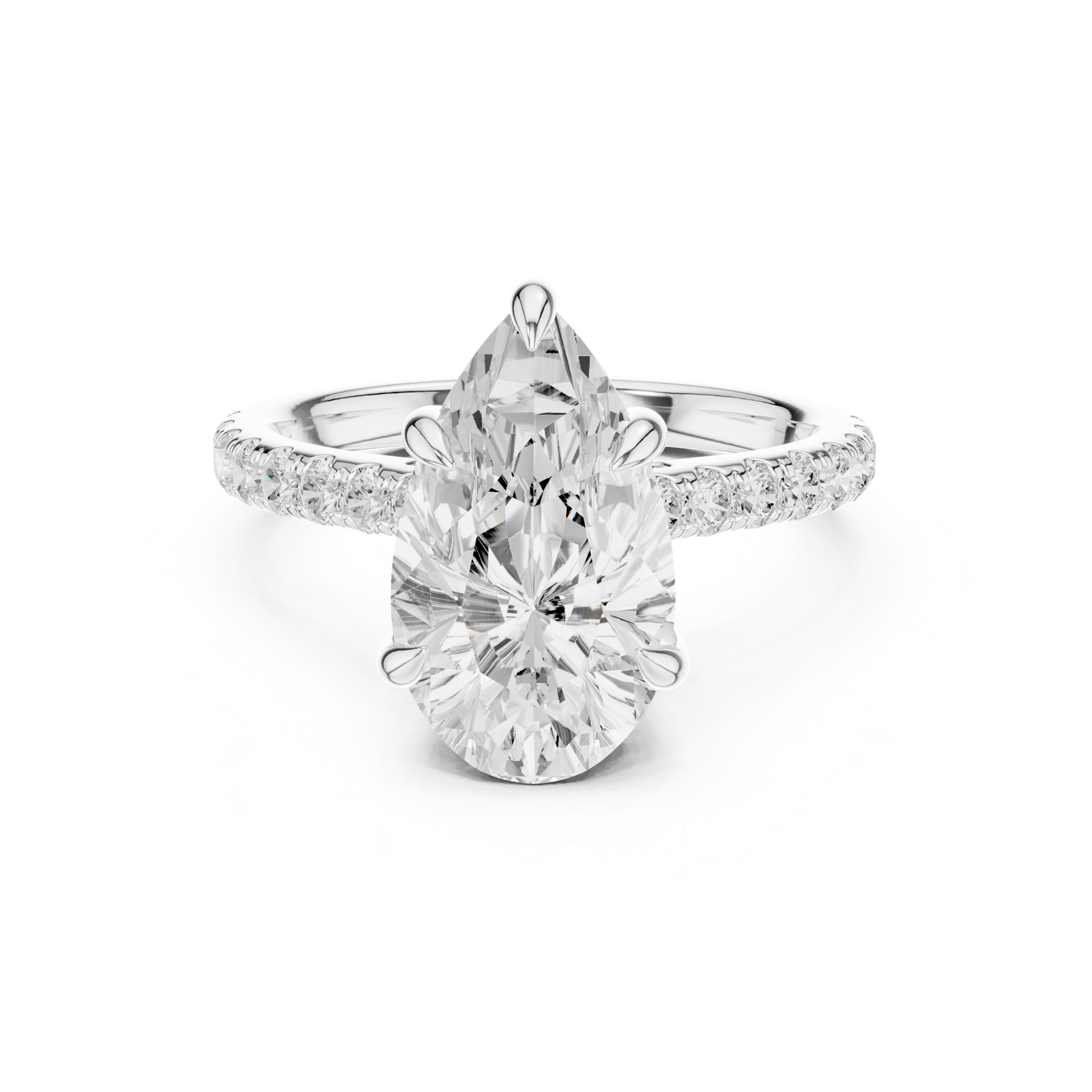 Gold Ring DDLR-1028, White Gold