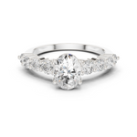 Gold Ring DDLR-1056, White Gold