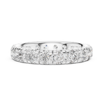 Gold Ring DDLR-205, White Gold, view 3