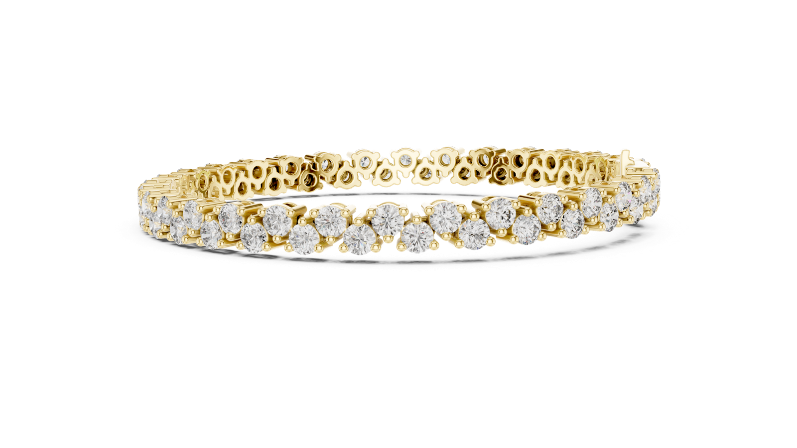Gold Bracelet GLBR-0021, Yellow Gold, view 3