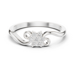 Gold Ring DDLR-739, White Gold