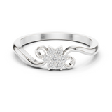 Gold Ring DDLR-739, White Gold