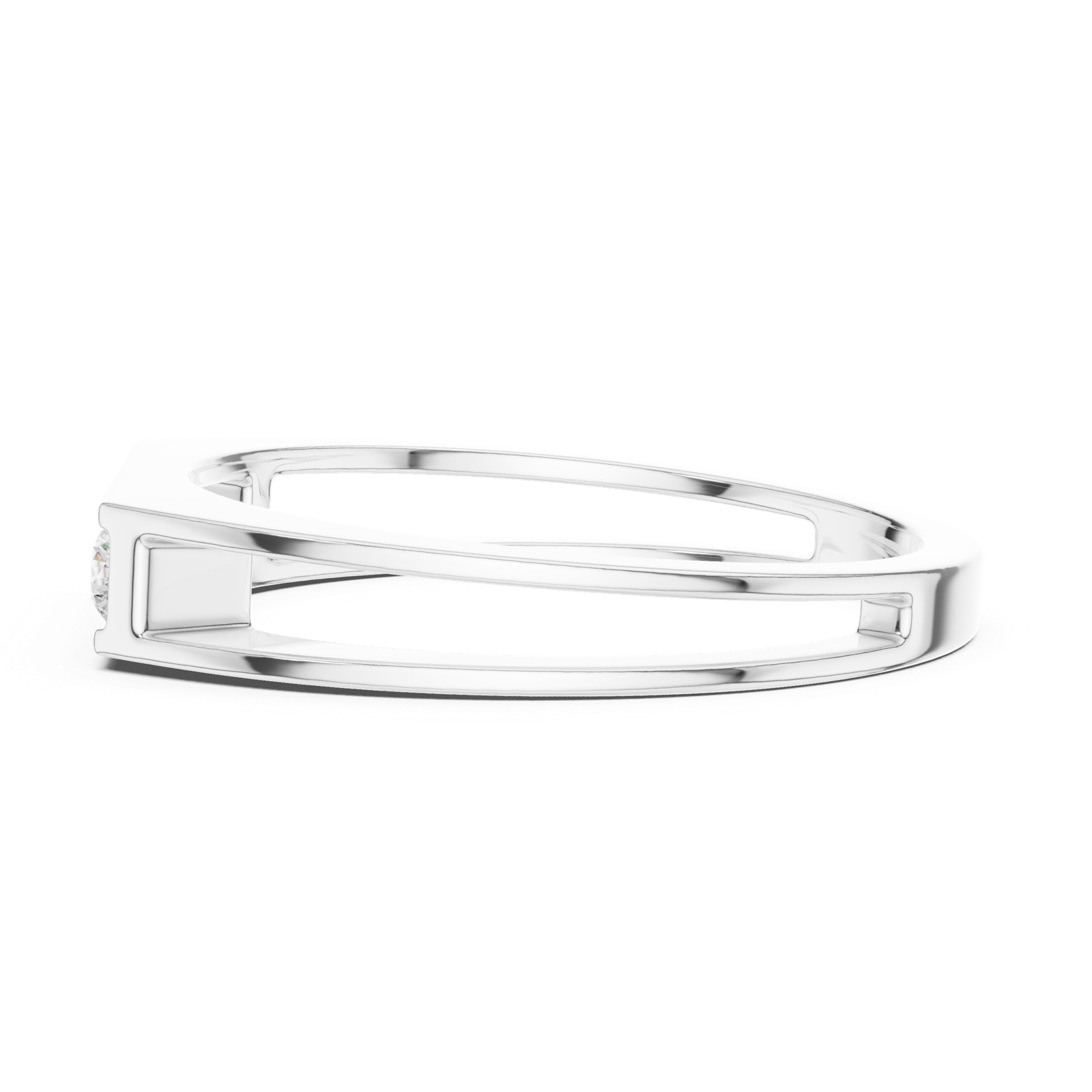 Gold Ring SBMR(16), White Gold, view 3