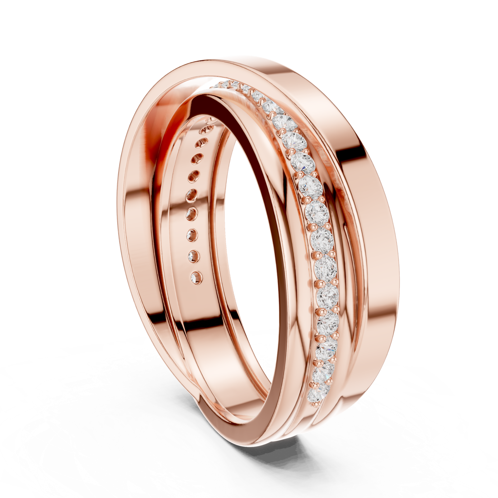 Gold Ring SBMR(41), Rose Gold