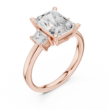 Gold Ring DDLR-286, Rose Gold, view 2