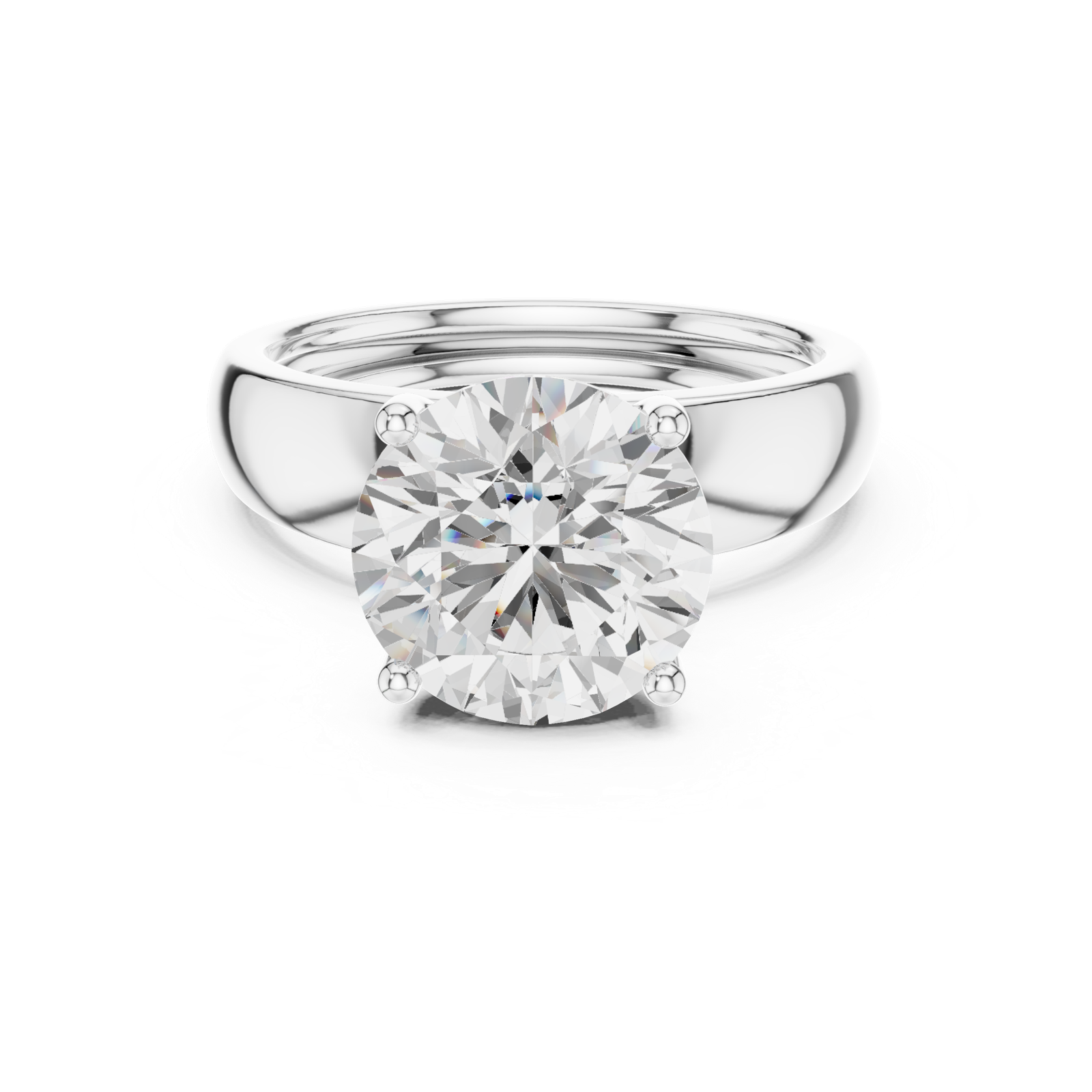 Gold Ring RLR1752, White Gold, view 4