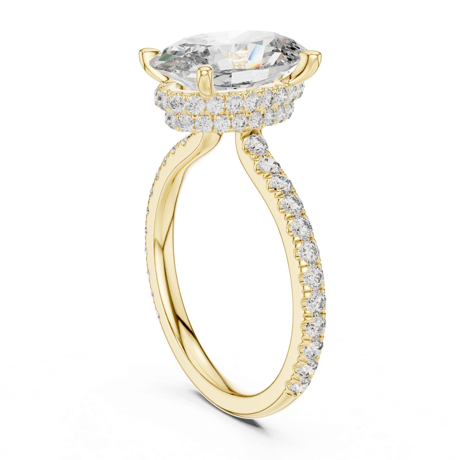 Gold Ring DDLR-171, Yellow Gold