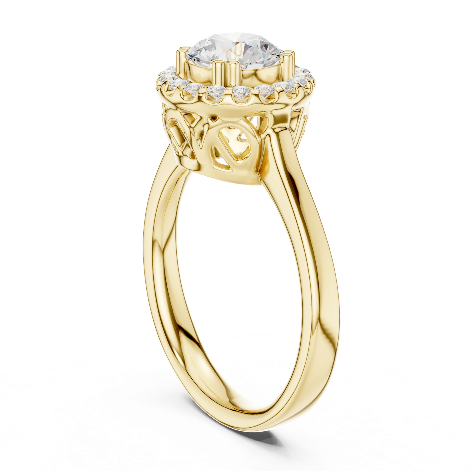 Gold Ring DDLR-649, Yellow Gold