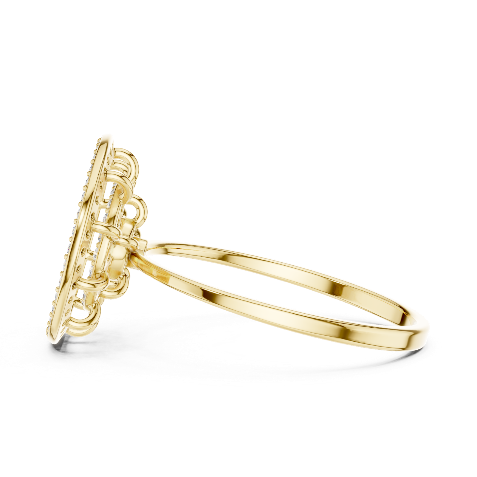 Gold Ring 1 (167), Yellow Gold, view 3