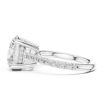 Gold Ring DDLR-1030, White Gold, view 3