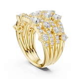 Gold Ring DDLR-866, Yellow Gold, view 1
