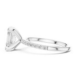 Gold Ring DDLR-891, White Gold, view 3
