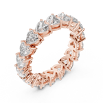 Gold Ring DDLR-226, Rose Gold, view 2